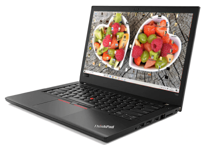 Lenovo thinkpad t480のディスプレイ