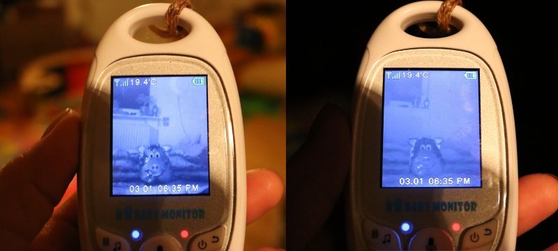 ベビーモニター　自動モード　特徴