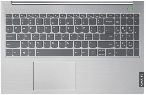 Lenovo thinkbook 15のキーボード