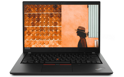 Lenovo thinkpad t495のディスプレイ