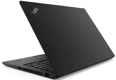 Lenovo thinkpad t495の外観・カラーは黒