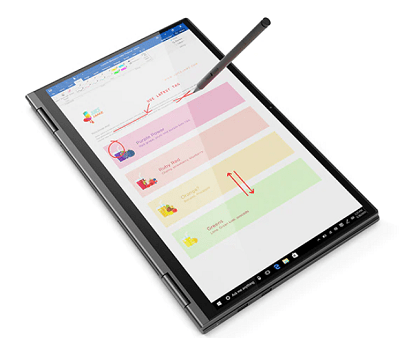 Lenovo yoga c740のレビュー・アクティブペン付属