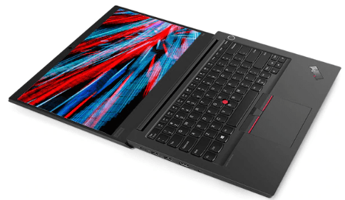 Thinkpad e14はほぼ180度開ける