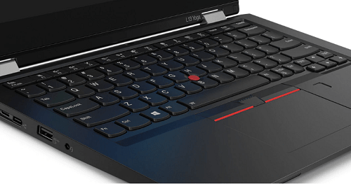 Lenovo thinkpad l13 Yogaのキーボード