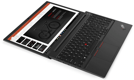 Lenovo thinkpad e15は180度開ける