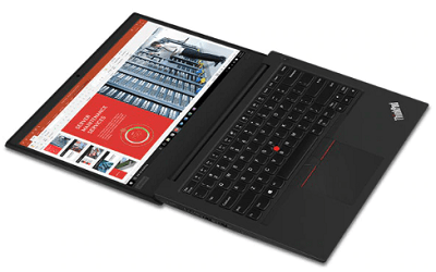 Thinkpad e495はほぼ180度開ける