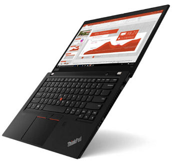 Lenovo ThinkPad T14 Gen1はほぼ180度開ける