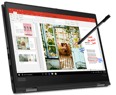 Lenovo thinkpad x13 yoga gen1は2 in 1 PC