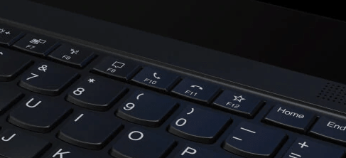 Lenovo ThinkPad X1 carbon Gen 8のキーボード・Fキーにテレワーク用のボタンがある