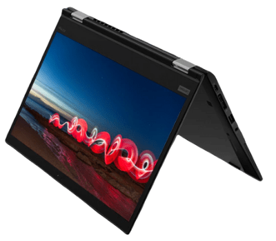 Lenovo thinkpad x13 yoga gen1・テントモード