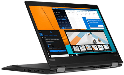 Lenovo thinkpad x13 yoga gen1・スタンドモード