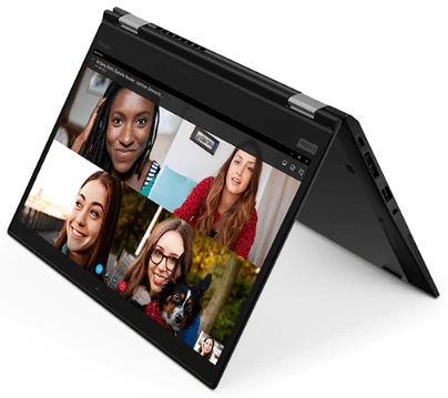 Lenovo Thinkpad x390 Yogaの外観・テントモード