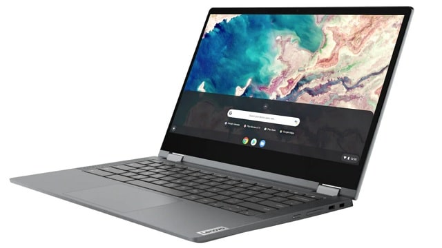 Lenovo IdeaPad Flex 550i ChromeBook 右ななめ前から