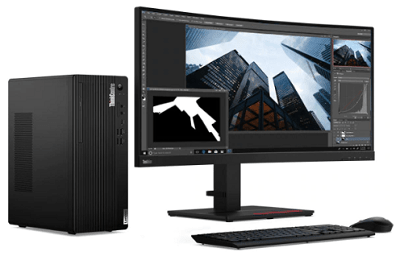 Lenovo ThinkCentre M80t Mini-Towerの外観