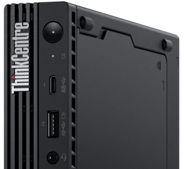 Lenovo ThinkCentre M80q Tinyの外観・前面