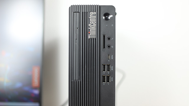Lenovo ThinkCentre M80s Small　前面インターフェース