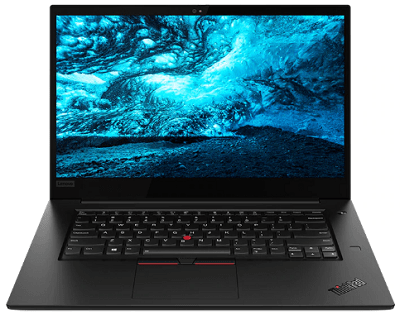 Lenovo thinkpad x1 Extreme gen 2の外観・正面