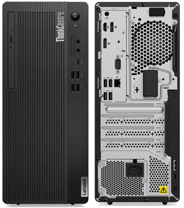 Lenovo ThinkCentre M70t Mini-Towerの外観・筐体前面、背面