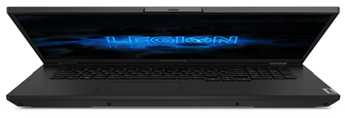 Lenovo Legion 550i 15　半分開いた状態の正面