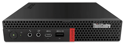 Lenovo ThinkCentre M75q-1 Tinyの外観・横にして設置