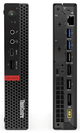 Lenovo ThinkCentre M75q-1 Tinyのインターフェイス