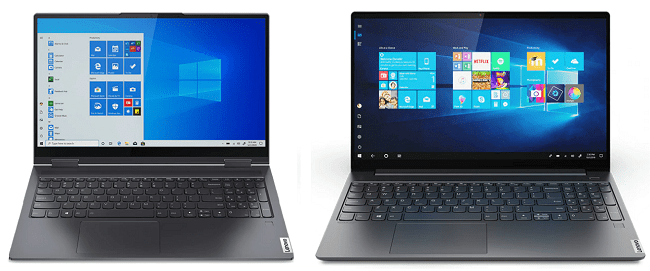 Lenovo Yoga 750iと旧モデルの筐体