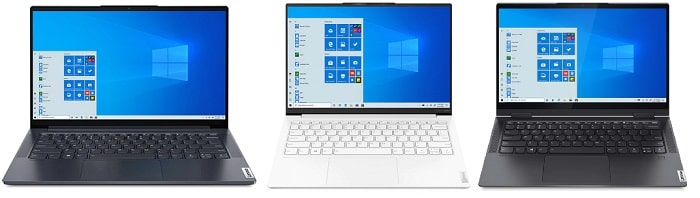 Lenovo Yoga Slim 750i 14と比較機種の筐体