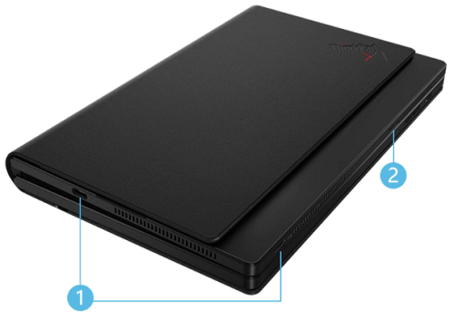 Lenovo ThinkPad X1 Foldのインターフェイス