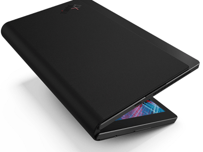 Lenovo ThinkPad X1 Foldの外観　背面