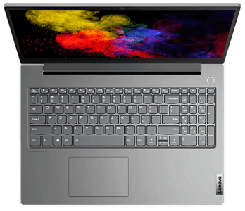 Lenovo ThinkBook 15pの外観　上から