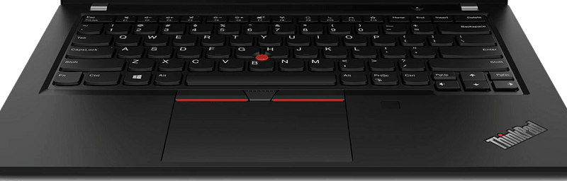 Lenovo thinkpad P14sのキーボード　アップ