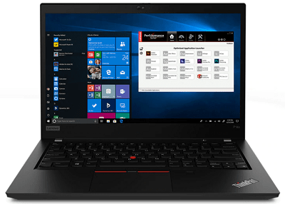 Lenovo thinkpad P14sの外観　正面