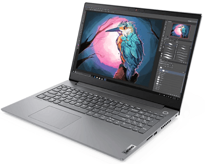 Lenovo ThinkBook 15p　画像編集をしているところ