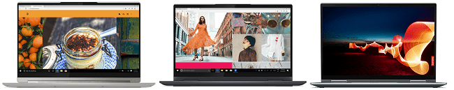 Lenovo Yoga 950iとYoga 750i、ThinkPad X1 Yoga Gen 6の筐体比較