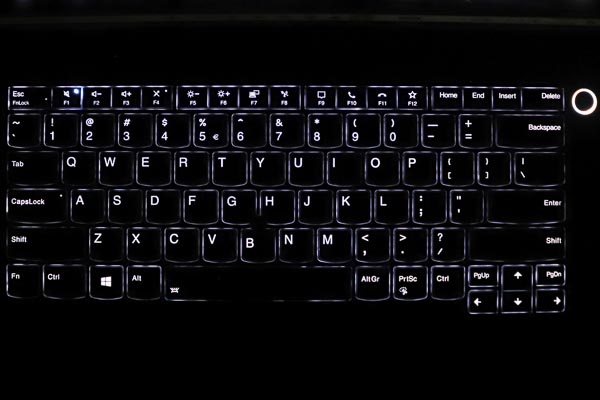 Lenovo ThinkPad E14 Gen 2のキーボード・バックライト