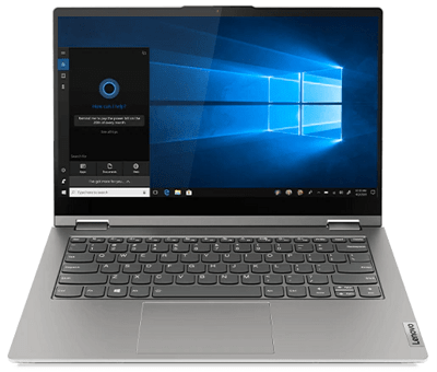 Lenovo ThinkBook 14s Yogaの外観　正面から