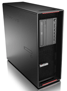 Lenovo Thinkstation P720の外観 左斜め前から