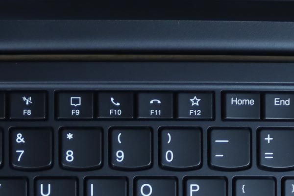 Lenovo ThinkPad E14 Gen 2のキーボードのFキー列