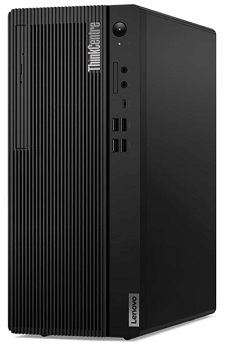 Lenovo ThinkCentre M75t Mini-Tower Gen2の外観　右斜め前から