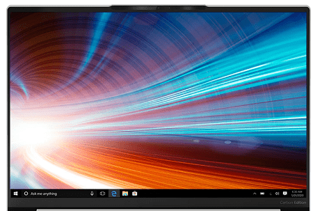 Lenovo Yoga Slim 750i Carbonのディスプレイ