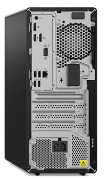 Lenovo ThinkCentre M75t Mini-Tower Gen2の筐体　背面