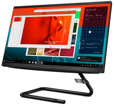 Lenovo IdeaCentre AIO 350のディスプレイ　ベゼル