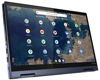 Lenovo ThinkPad C13 Yoga Chromebook タブレットモード