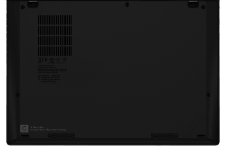 Lenovo ThinkPad X1 Nanoの底面