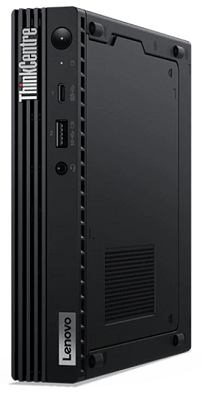 Lenovo ThinkCentre M90q Tinyの外観　右斜め前