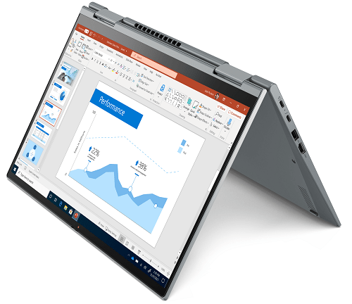 Lenovo ThinkPad X1 Yoga Gen 6　テントモード