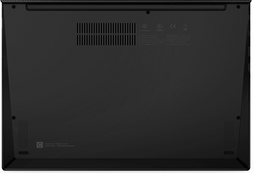 Lenovo ThinkPad X1 Carbon Gen 9の底面