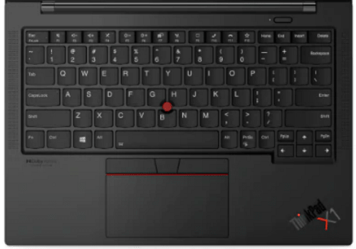 Lenovo ThinkPad X1 Carbon Gen 9のキーボード