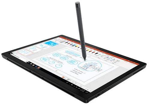 Lenovo ThinkPad X12 Detachableと付属のデジタルペン