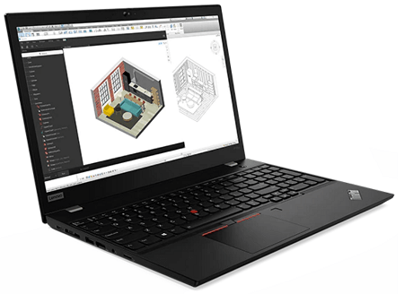 Lenovo ThinkPad P15s Gen 2　左斜め前